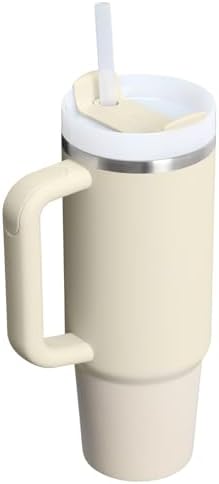 STANLEY Quencher H2 0 Tumbler with Handle and Straw 40 oz   Flowstate 3 Position Lid   Cup Holder Compatible for Travel   Insulated Stainless Steel Cup   BPA Free   Chili Red