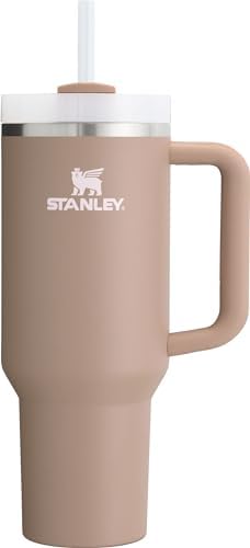 STANLEY Quencher H2 0 Tumbler with Handle and Straw 40 oz   Flowstate 3 Position Lid   Cup Holder Compatible for Travel   Insulated Stainless Steel Cup   BPA Free   Chili Red