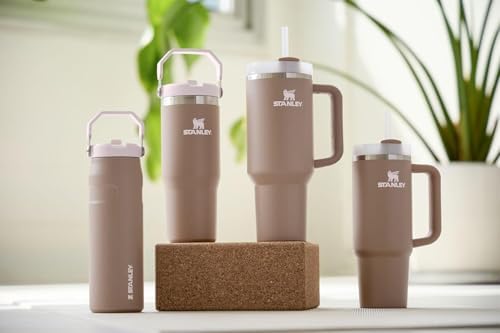 STANLEY Quencher H2 0 Tumbler with Handle and Straw 40 oz   Flowstate 3 Position Lid   Cup Holder Compatible for Travel   Insulated Stainless Steel Cup   BPA Free   Chili Red