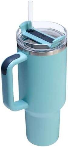 STANLEY Quencher H2 0 Tumbler with Handle and Straw 40 oz   Flowstate 3 Position Lid   Cup Holder Compatible for Travel   Insulated Stainless Steel Cup   BPA Free   Chili Red