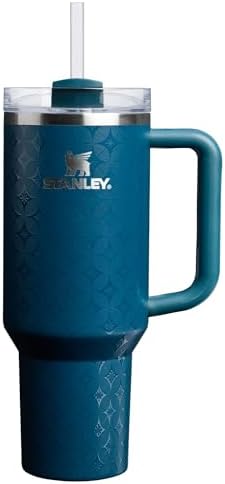 STANLEY Quencher H2 0 Tumbler with Handle and Straw 40 oz   Flowstate 3 Position Lid   Cup Holder Compatible for Travel   Insulated Stainless Steel Cup   BPA Free   Chili Red