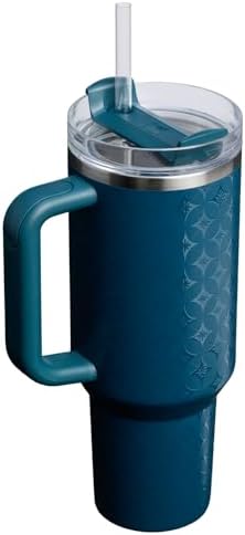 STANLEY Quencher H2 0 Tumbler with Handle and Straw 40 oz   Flowstate 3 Position Lid   Cup Holder Compatible for Travel   Insulated Stainless Steel Cup   BPA Free   Chili Red