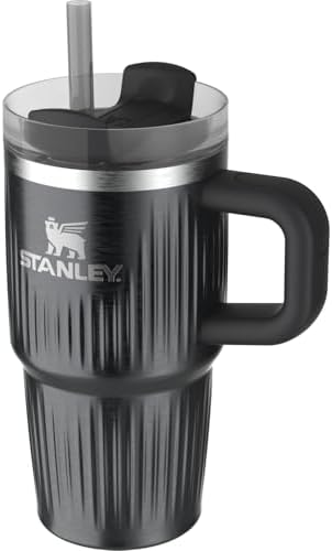 STANLEY Quencher H2 0 Tumbler with Handle and Straw 40 oz   Flowstate 3 Position Lid   Cup Holder Compatible for Travel   Insulated Stainless Steel Cup   BPA Free   Chili Red