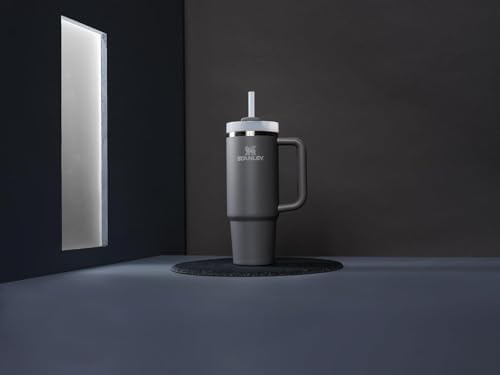 STANLEY Quencher H2 0 Tumbler with Handle and Straw 40 oz   Flowstate 3 Position Lid   Cup Holder Compatible for Travel   Insulated Stainless Steel Cup   BPA Free   Chili Red