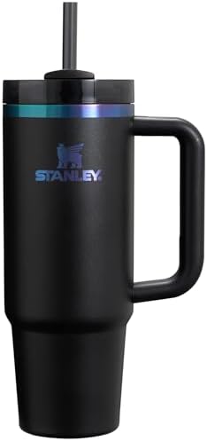 STANLEY Quencher H2 0 Tumbler with Handle and Straw 40 oz   Flowstate 3 Position Lid   Cup Holder Compatible for Travel   Insulated Stainless Steel Cup   BPA Free   Chili Red