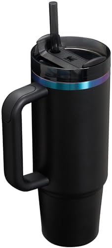 STANLEY Quencher H2 0 Tumbler with Handle and Straw 40 oz   Flowstate 3 Position Lid   Cup Holder Compatible for Travel   Insulated Stainless Steel Cup   BPA Free   Chili Red