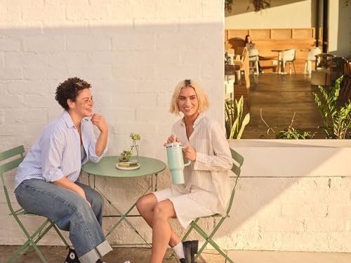 STANLEY Quencher H2 0 Tumbler with Handle and Straw 40 oz   Flowstate 3 Position Lid   Cup Holder Compatible for Travel   Insulated Stainless Steel Cup   BPA Free   Chili Red