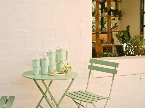 STANLEY Quencher H2 0 Tumbler with Handle and Straw 40 oz   Flowstate 3 Position Lid   Cup Holder Compatible for Travel   Insulated Stainless Steel Cup   BPA Free   Chili Red