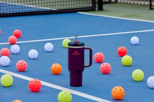 STANLEY Quencher H2 0 Tumbler with Handle and Straw 40 oz   Flowstate 3 Position Lid   Cup Holder Compatible for Travel   Insulated Stainless Steel Cup   BPA Free   Chili Red