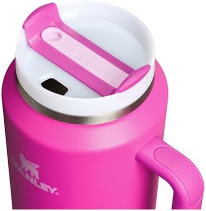 STANLEY Quencher H2 0 Tumbler with Handle and Straw 40 oz   Flowstate 3 Position Lid   Cup Holder Compatible for Travel   Insulated Stainless Steel Cup   BPA Free   Chili Red