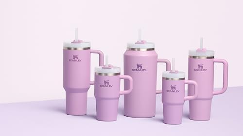 STANLEY Quencher H2 0 Tumbler with Handle and Straw 40 oz   Flowstate 3 Position Lid   Cup Holder Compatible for Travel   Insulated Stainless Steel Cup   BPA Free   Chili Red