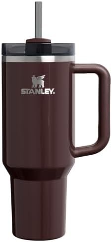 STANLEY Quencher H2 0 Tumbler with Handle and Straw 40 oz   Flowstate 3 Position Lid   Cup Holder Compatible for Travel   Insulated Stainless Steel Cup   BPA Free   Chili Red