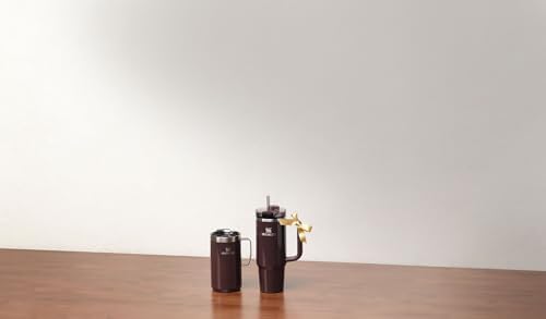 STANLEY Quencher H2 0 Tumbler with Handle and Straw 40 oz   Flowstate 3 Position Lid   Cup Holder Compatible for Travel   Insulated Stainless Steel Cup   BPA Free   Chili Red