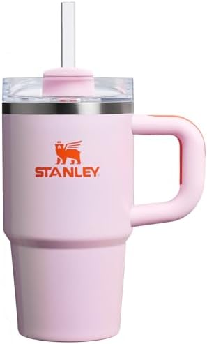 STANLEY Quencher H2 0 Tumbler with Handle and Straw 40 oz   Flowstate 3 Position Lid   Cup Holder Compatible for Travel   Insulated Stainless Steel Cup   BPA Free   Chili Red