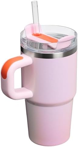 STANLEY Quencher H2 0 Tumbler with Handle and Straw 40 oz   Flowstate 3 Position Lid   Cup Holder Compatible for Travel   Insulated Stainless Steel Cup   BPA Free   Chili Red