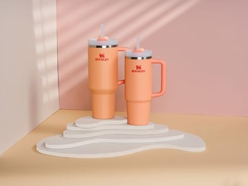 STANLEY Quencher H2 0 Tumbler with Handle and Straw 40 oz   Flowstate 3 Position Lid   Cup Holder Compatible for Travel   Insulated Stainless Steel Cup   BPA Free   Chili Red