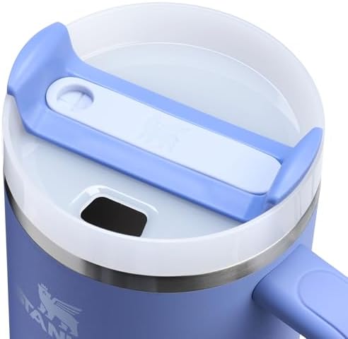 STANLEY Quencher H2 0 Tumbler with Handle and Straw 40 oz   Flowstate 3 Position Lid   Cup Holder Compatible for Travel   Insulated Stainless Steel Cup   BPA Free   Chili Red