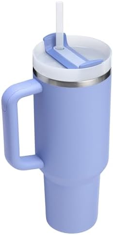 STANLEY Quencher H2 0 Tumbler with Handle and Straw 40 oz   Flowstate 3 Position Lid   Cup Holder Compatible for Travel   Insulated Stainless Steel Cup   BPA Free   Chili Red