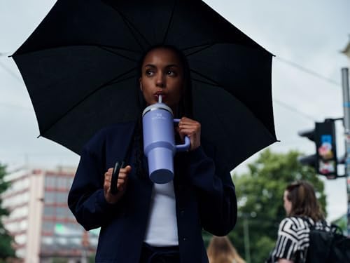 STANLEY Quencher H2 0 Tumbler with Handle and Straw 40 oz   Flowstate 3 Position Lid   Cup Holder Compatible for Travel   Insulated Stainless Steel Cup   BPA Free   Chili Red