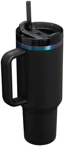 STANLEY Quencher H2 0 Tumbler with Handle and Straw 40 oz   Flowstate 3 Position Lid   Cup Holder Compatible for Travel   Insulated Stainless Steel Cup   BPA Free   Chili Red