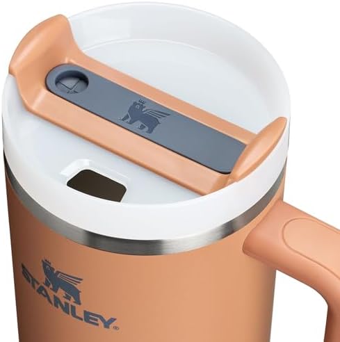 STANLEY Quencher H2 0 Tumbler with Handle and Straw 40 oz   Flowstate 3 Position Lid   Cup Holder Compatible for Travel   Insulated Stainless Steel Cup   BPA Free   Chili Red