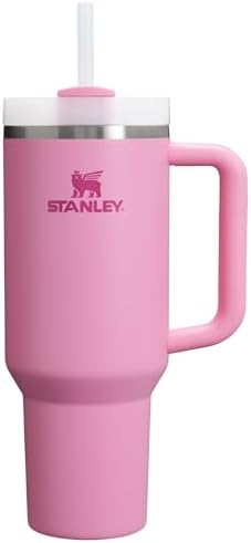 STANLEY Quencher H2 0 Tumbler with Handle and Straw 40 oz   Flowstate 3 Position Lid   Cup Holder Compatible for Travel   Insulated Stainless Steel Cup   BPA Free   Chili Red
