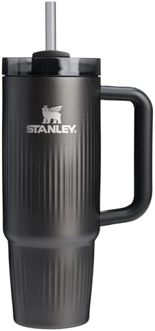STANLEY Quencher H2 0 Tumbler with Handle and Straw 40 oz   Flowstate 3 Position Lid   Cup Holder Compatible for Travel   Insulated Stainless Steel Cup   BPA Free   Chili Red