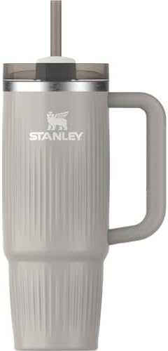 STANLEY Quencher H2 0 Tumbler with Handle and Straw 40 oz   Flowstate 3 Position Lid   Cup Holder Compatible for Travel   Insulated Stainless Steel Cup   BPA Free   Chili Red