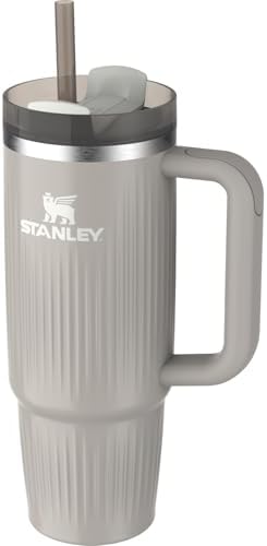 STANLEY Quencher H2 0 Tumbler with Handle and Straw 40 oz   Flowstate 3 Position Lid   Cup Holder Compatible for Travel   Insulated Stainless Steel Cup   BPA Free   Chili Red