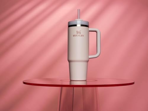 STANLEY Quencher H2 0 Tumbler with Handle and Straw 40 oz   Flowstate 3 Position Lid   Cup Holder Compatible for Travel   Insulated Stainless Steel Cup   BPA Free   Chili Red