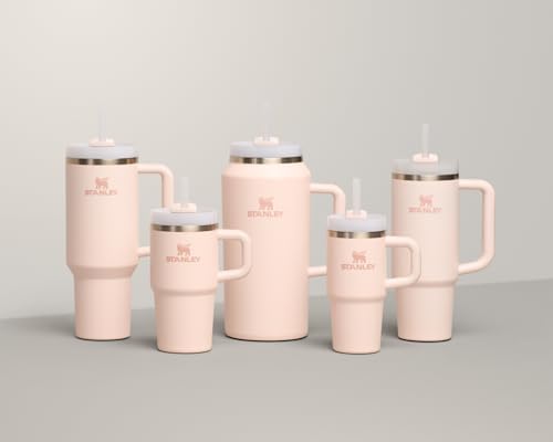 STANLEY Quencher H2 0 Tumbler with Handle and Straw 40 oz   Flowstate 3 Position Lid   Cup Holder Compatible for Travel   Insulated Stainless Steel Cup   BPA Free   Chili Red