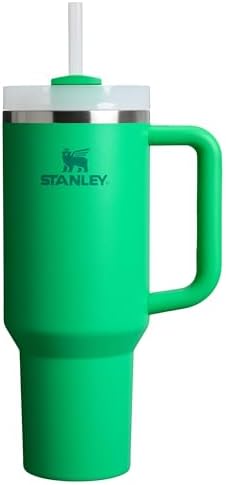 STANLEY Quencher H2 0 Tumbler with Handle and Straw 40 oz   Flowstate 3 Position Lid   Cup Holder Compatible for Travel   Insulated Stainless Steel Cup   BPA Free   Chili Red