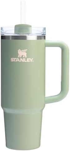 STANLEY Quencher H2 0 Tumbler with Handle and Straw 40 oz   Flowstate 3 Position Lid   Cup Holder Compatible for Travel   Insulated Stainless Steel Cup   BPA Free   Chili Red