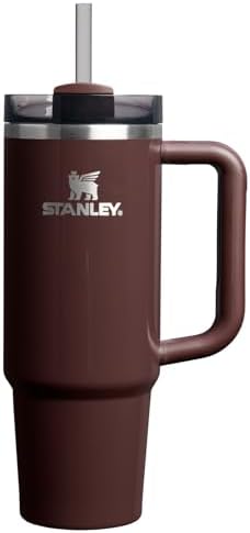 STANLEY Quencher H2 0 Tumbler with Handle and Straw 40 oz   Flowstate 3 Position Lid   Cup Holder Compatible for Travel   Insulated Stainless Steel Cup   BPA Free   Chili Red