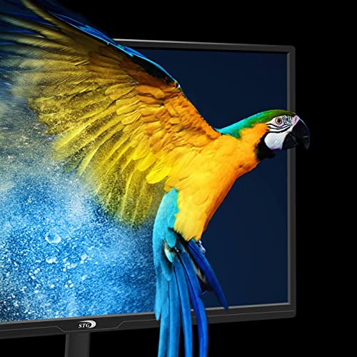 STGAubron 24 Inch Gaming Computer Monitor  FHD 1920 x 1080P Office PC LED Display  99  sRGB  HDMI  VGA  Ergonomic Tilt Adjustment