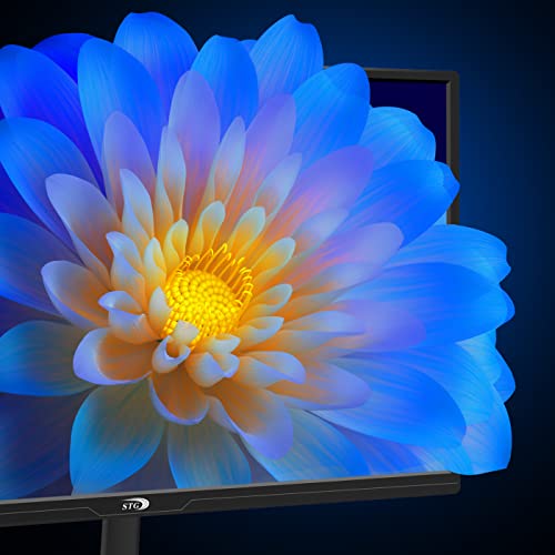 STGAubron 24 Inch Gaming Computer Monitor  FHD 1920 x 1080P Office PC LED Display  99  sRGB  HDMI  VGA  Ergonomic Tilt Adjustment