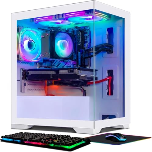 STGAubron Gaming Desktop PC Computer  AMD Athlon 3000G 3 5GHz  Radeon RX 590 8G  16G DDR4  512G SSD  600M WiFi  BT 5 0  RGB Fan x3  Windows 11 Home