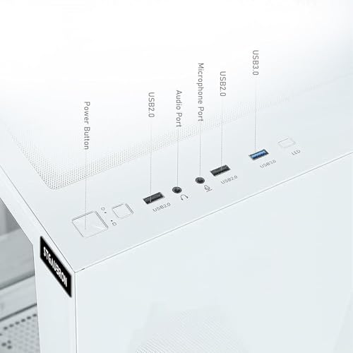 STGAubron Gaming Desktop PC Computer  AMD Athlon 3000G 3 5GHz  Radeon RX 590 8G  16G DDR4  512G SSD  600M WiFi  BT 5 0  RGB Fan x3  Windows 11 Home