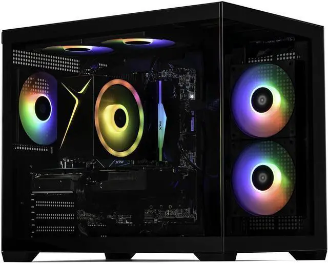 STORMCRAFT Gaming PC SIRIUS Intel Core i5 14400F NVIDIA GeForce RTX 5060   AI Powered 16GB 3200MHz RGB 1TB NVMe SSD 650W PSU Windows 11 Home   SI1440FBB 560N2