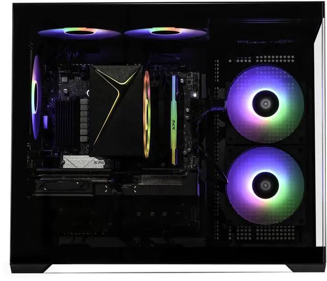 STORMCRAFT Gaming PC SIRIUS Intel Core i5 14400F NVIDIA GeForce RTX 5060   AI Powered 16GB 3200MHz RGB 1TB NVMe SSD 650W PSU Windows 11 Home   SI1440FBB 560N2