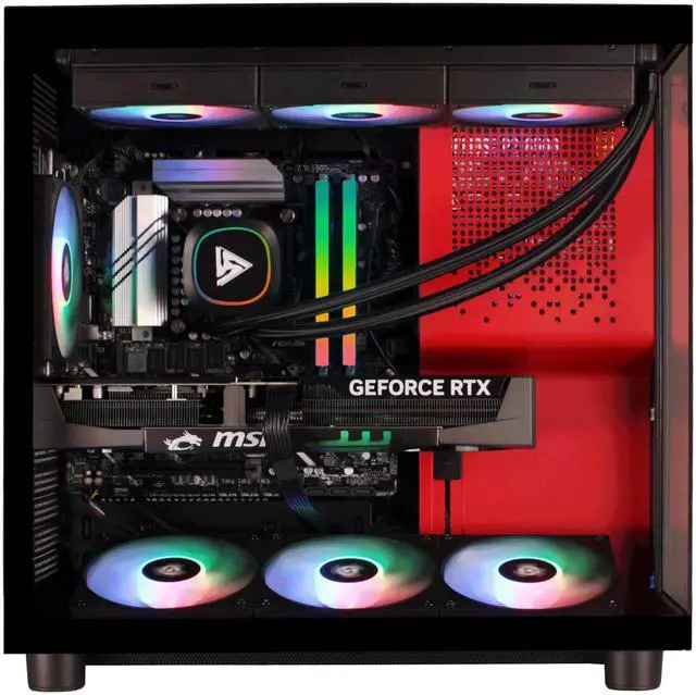 STORMCRAFT Gaming PC PHANTOM INTEL Core Ultra 7 265F NVIDIA RTX 5080   AI Powered 32GB DDR5 6000MHz RGB 2TB NVMe SSD 360mm AIO 850W PSU Windows 11 Home PH265F0CC 580N1