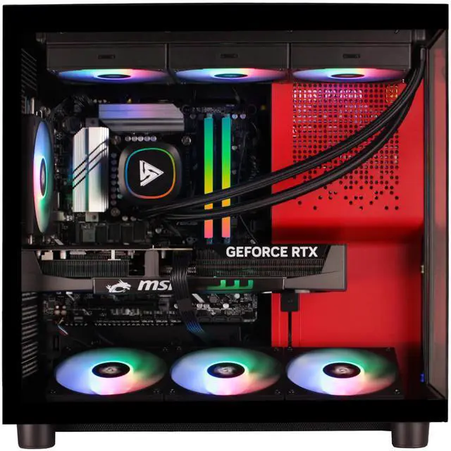 STORMCRAFT Gaming PC PHANTOM INTEL Core Ultra 7 265F NVIDIA RTX 5080   AI Powered 32GB DDR5 6000MHz RGB 2TB NVMe SSD 360mm AIO 850W PSU Windows 11 Home PH265F0CC 580N1