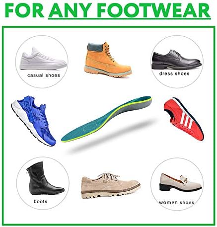 Talla 8 8 1/2  - STSVZORR Plantillas ortopédicas de soporte de arco alto de 220 libras +, almohadilla metatarsiana, alivio del dolor para hombres y mujeres, plantilla para fascitis plantar, plantilla ortopédica para