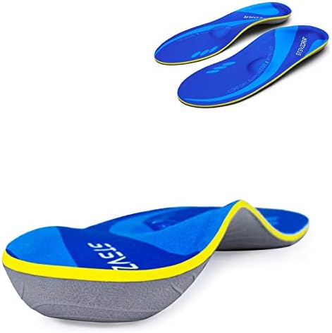Talla 8 8 1/2  - STSVZORR Plantillas ortopédicas de soporte de arco alto de 220 libras +, almohadilla metatarsiana, alivio del dolor para hombres y mujeres, plantilla para fascitis plantar, plantilla ortopédica para