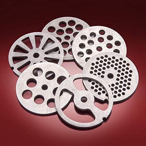 STX International Magnum 1800W Electric Meat Grinder   Grinds Soft Bones   High Capacity Meat Tray   6 Grinding Plates   3 Stainless Steel Blades   Sausage Stuffer   Kubbe Maker & More Included