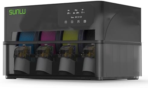 SUNLU AMS Heater  Compatible with Bambu lab AMS Gen 1   Enables Simultaneous Printing & Drying  Easy Installation  Fast Heating to 70 C  4 Spool Capacity Filament Dryer  Not Included AMS
