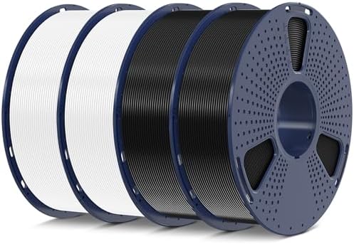 SUNLU PLA 3D Printer Filament PLA Filament 1 75mm  Neatly Wound 3D Printing Filament 1 75mm  Dimensional Accuracy  /  0 02 mm  Fit Most FDM 3D Printers  1kg Spool  2 2lbs   Black