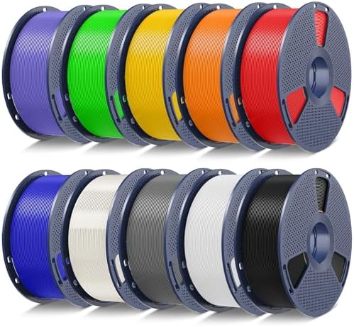 SUNLU PLA 3D Printer Filament PLA Filament 1 75mm  Neatly Wound 3D Printing Filament 1 75mm  Dimensional Accuracy  /  0 02 mm  Fit Most FDM 3D Printers  1kg Spool  2 2lbs   Black