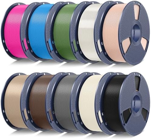 SUNLU PLA 3D Printer Filament PLA Filament 1 75mm  Neatly Wound 3D Printing Filament 1 75mm  Dimensional Accuracy  /  0 02 mm  Fit Most FDM 3D Printers  1kg Spool  2 2lbs   Black