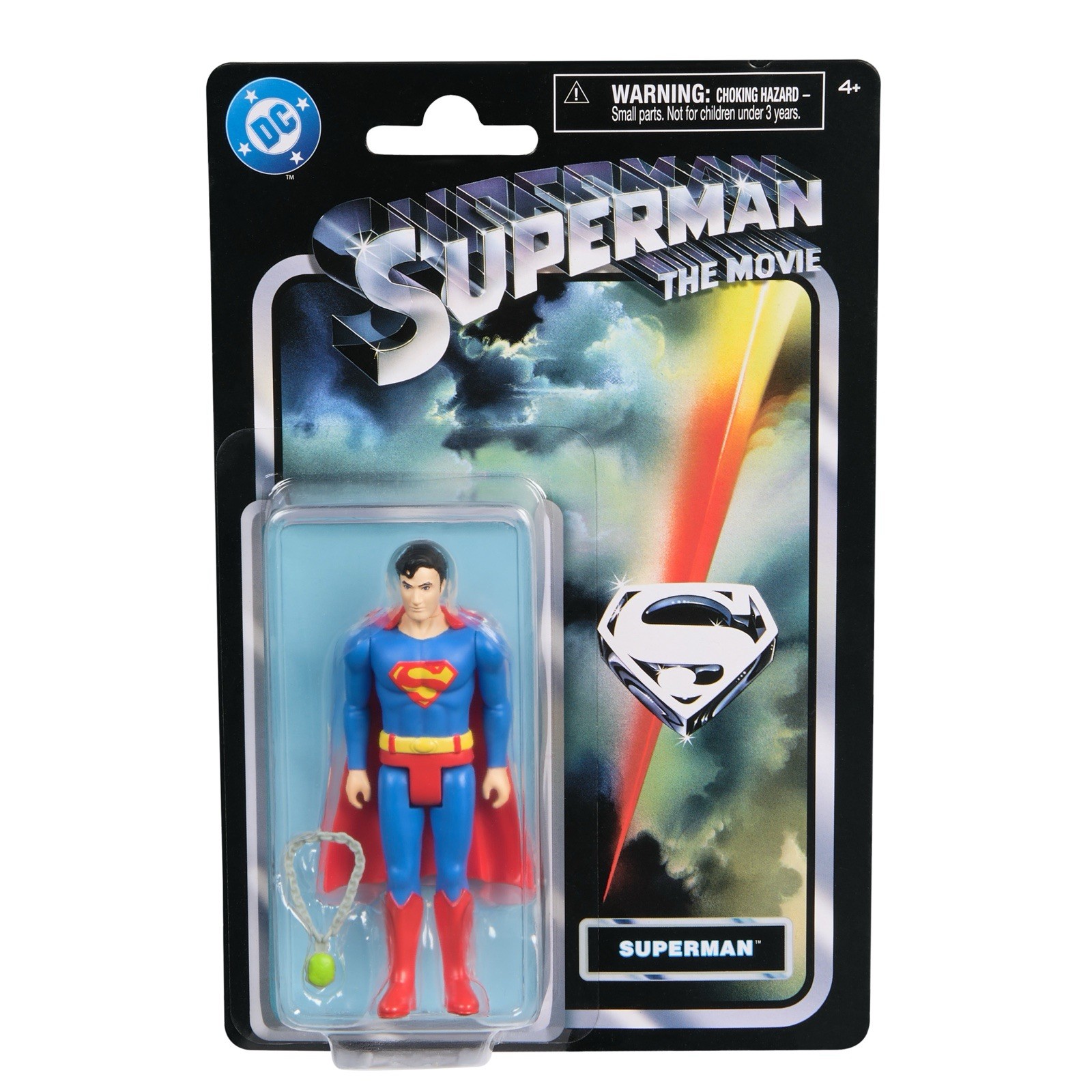 SUPERMAN The Movie Spin Master Action Figure Retro Superman DC Comics Brand New